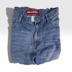 00s Baggy Bootcut Jeans Unionbay 38x32 Faded Wash Denim